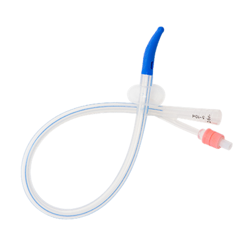 Silicone 2-Way Foley Catheter, Tiemann Tip, 41cm with 10mL Balloon 26Fr